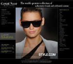 website screen shot